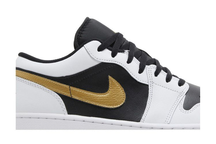 Кроссовки Air Jordan 1 Low 'Gold Swoosh'