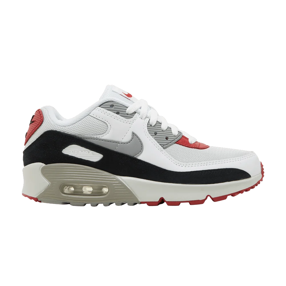 Krossovki-Nike-Air-Max-90-Leather-GS-Photon-Dust-Grey