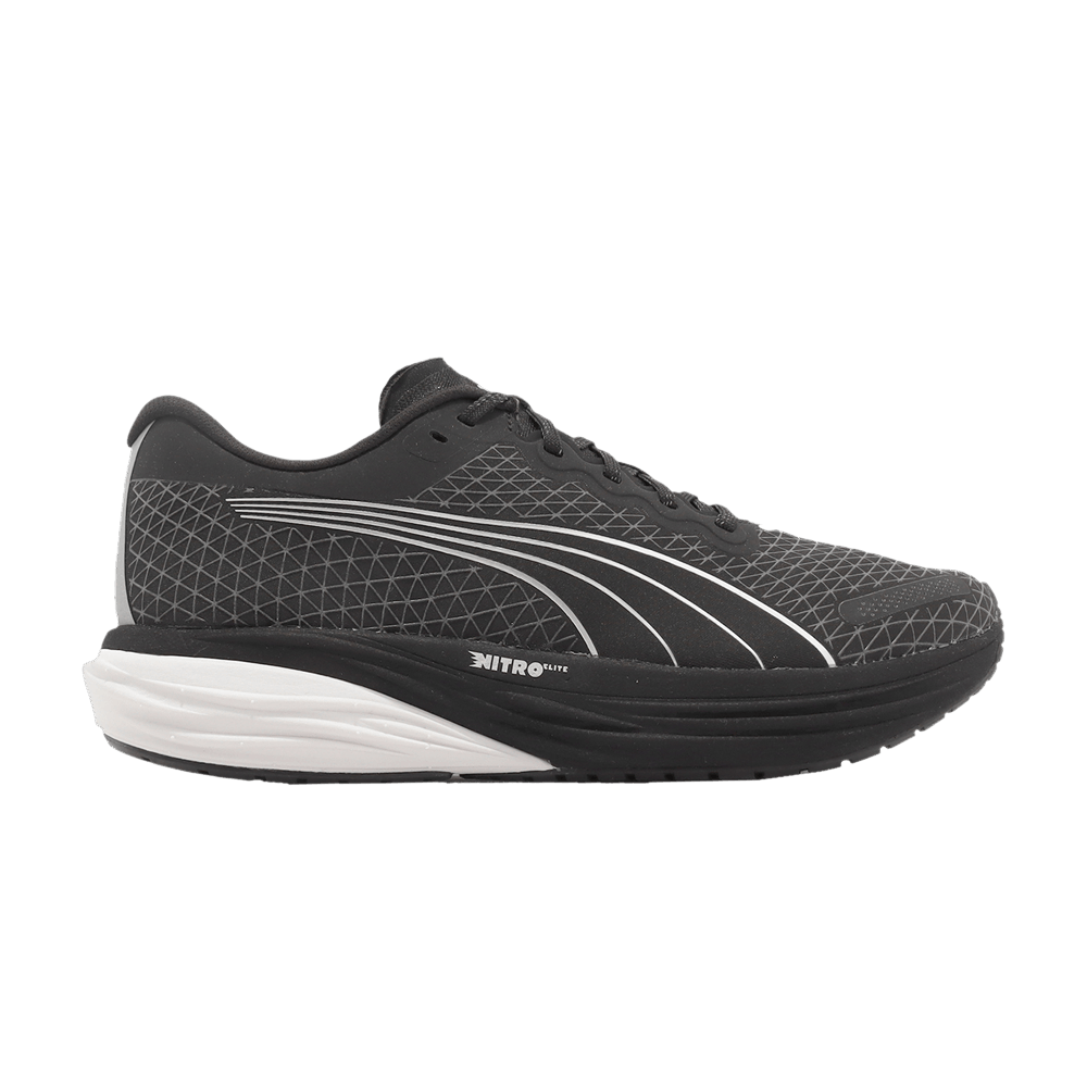 Кроссовки Puma Deviate Nitro 2 WTR 'Black Metallic Silver'
