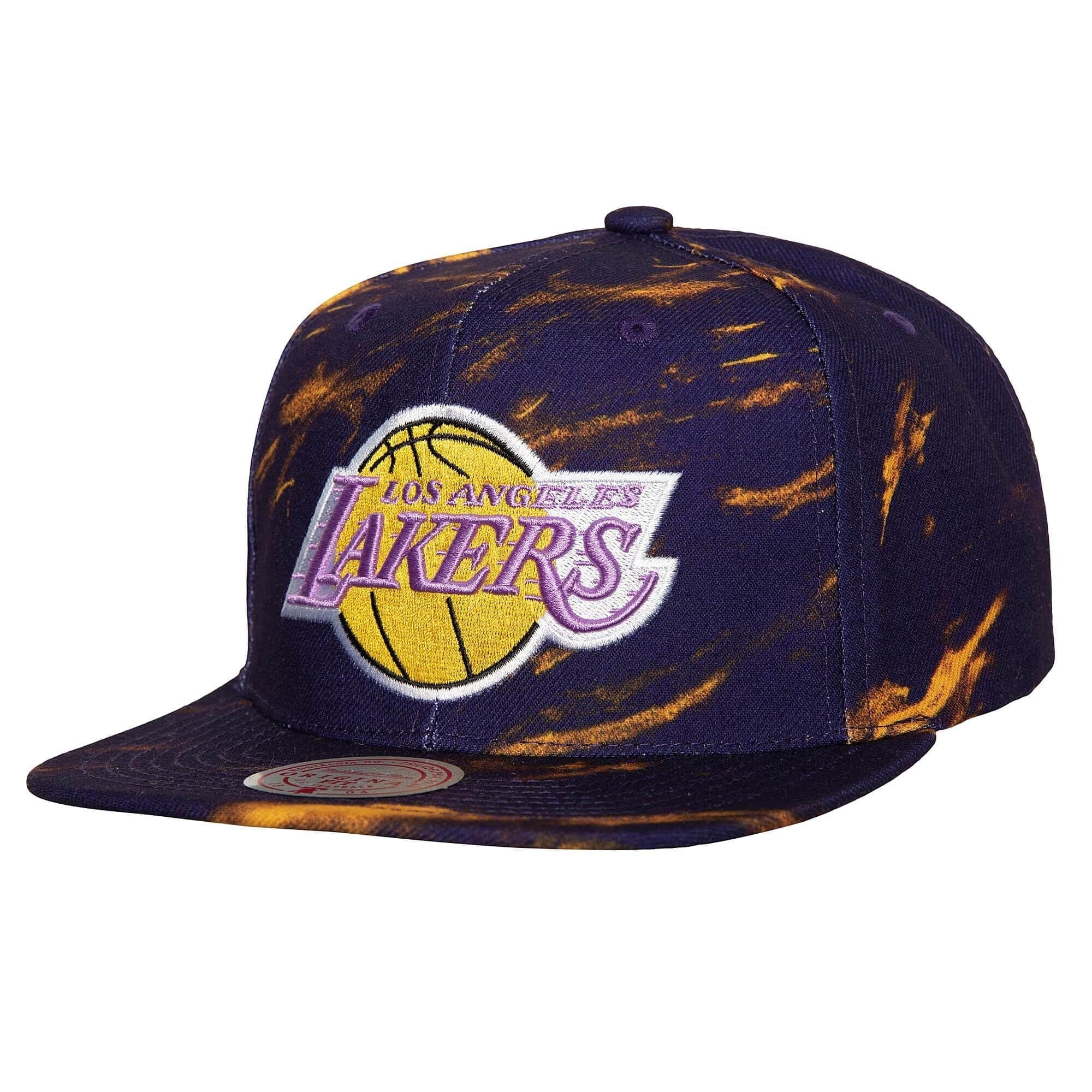 Бейсболка Mitchell & Ness Down For All Snapback HWC Los Angeles Lakers Hat
