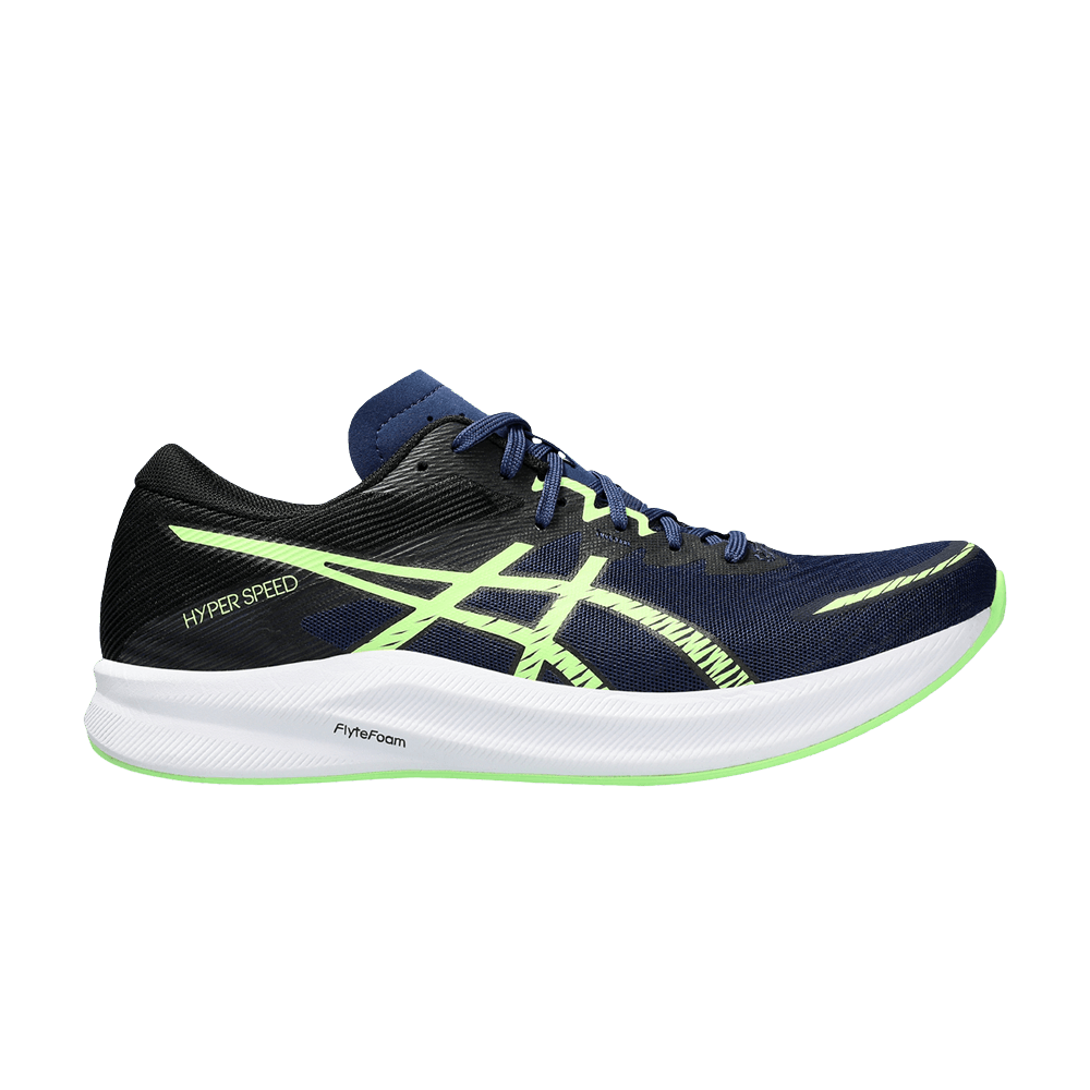 Кроссовки ASICS Hyper Speed 3 2E Wide 'Blue Expanse Illuminate Green'