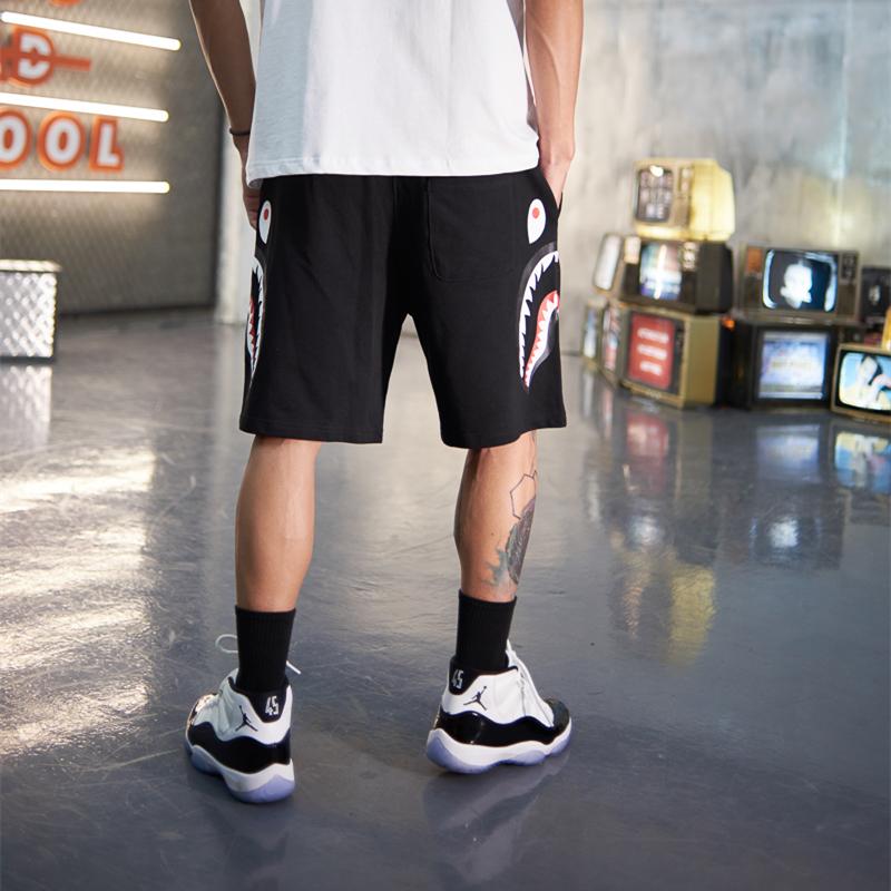Спортивные шорты BAPE Side Shark Beach Shorts Black