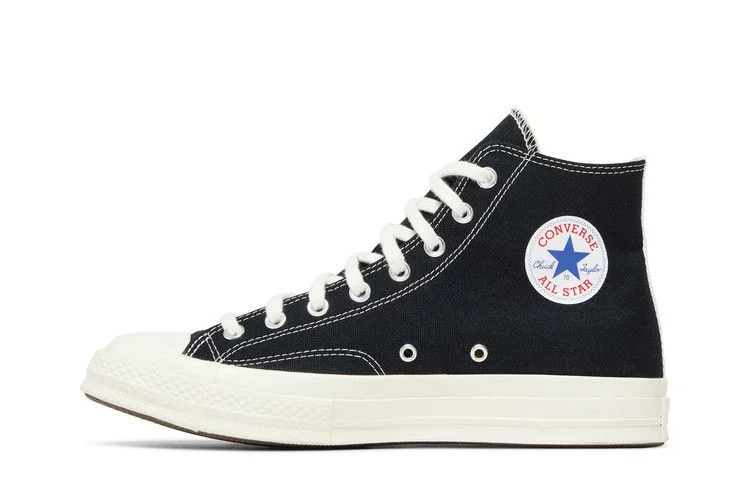 Кроссовки Comme des Garçons Play x Converse Chuck 70 High 'Black'