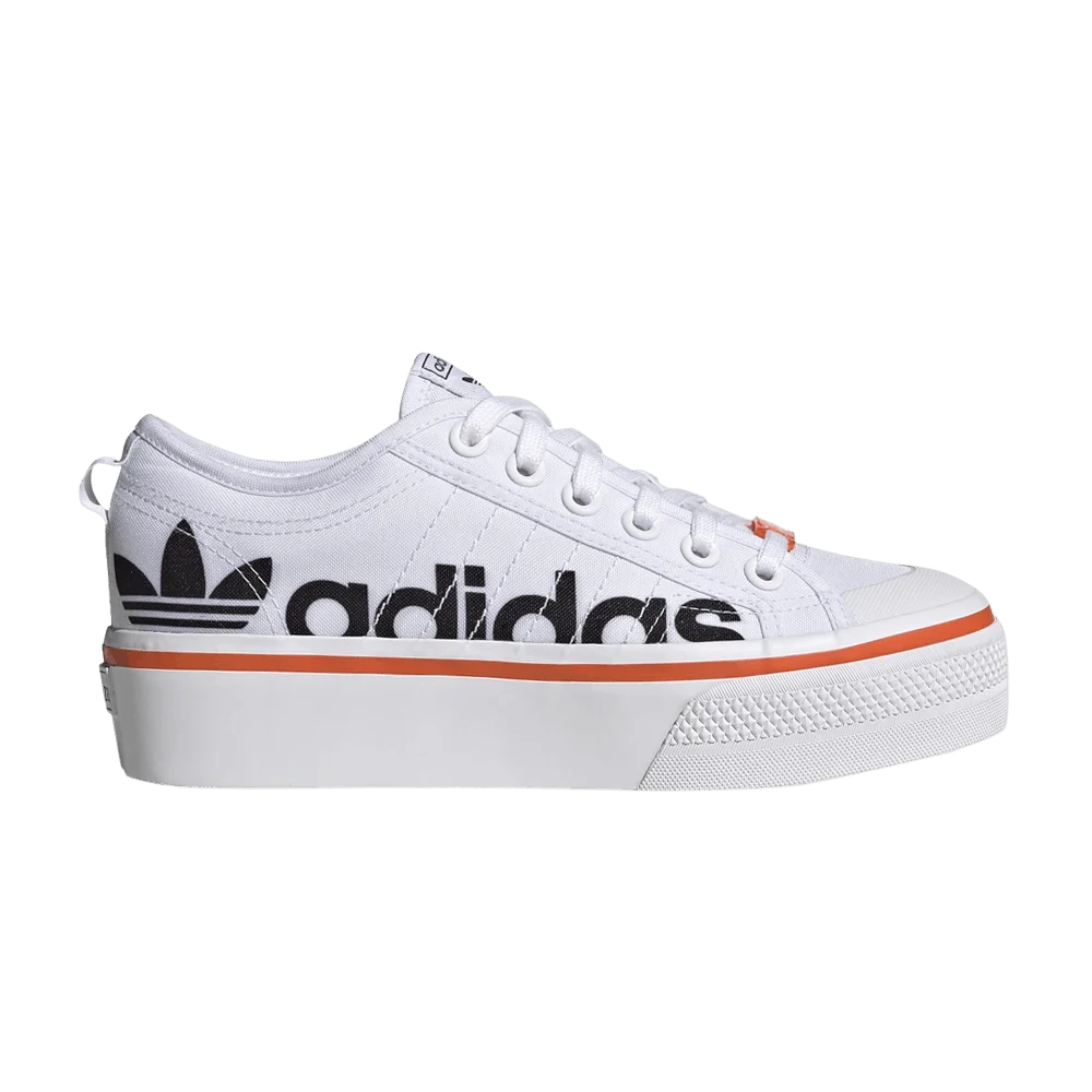 Adidas Wmns Nizza Platform 'White Black'
