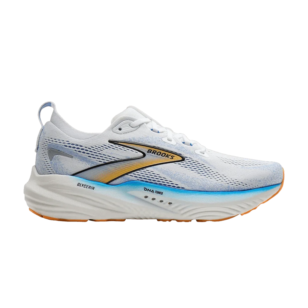 Кроссовки Brooks Glycerin 22 'White Cobalt Orange'