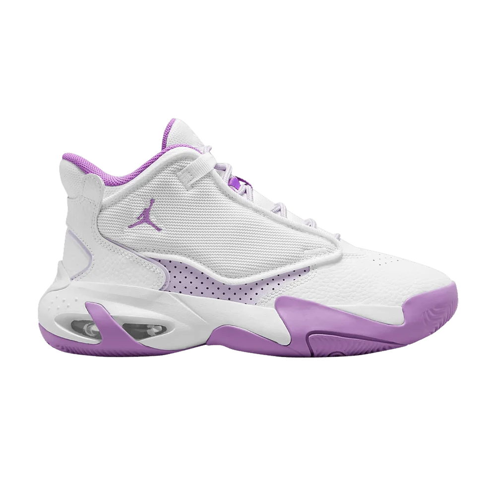 Krossovki-Air-Jordan-Max-Aura-4-GS-White-Barely-Grape