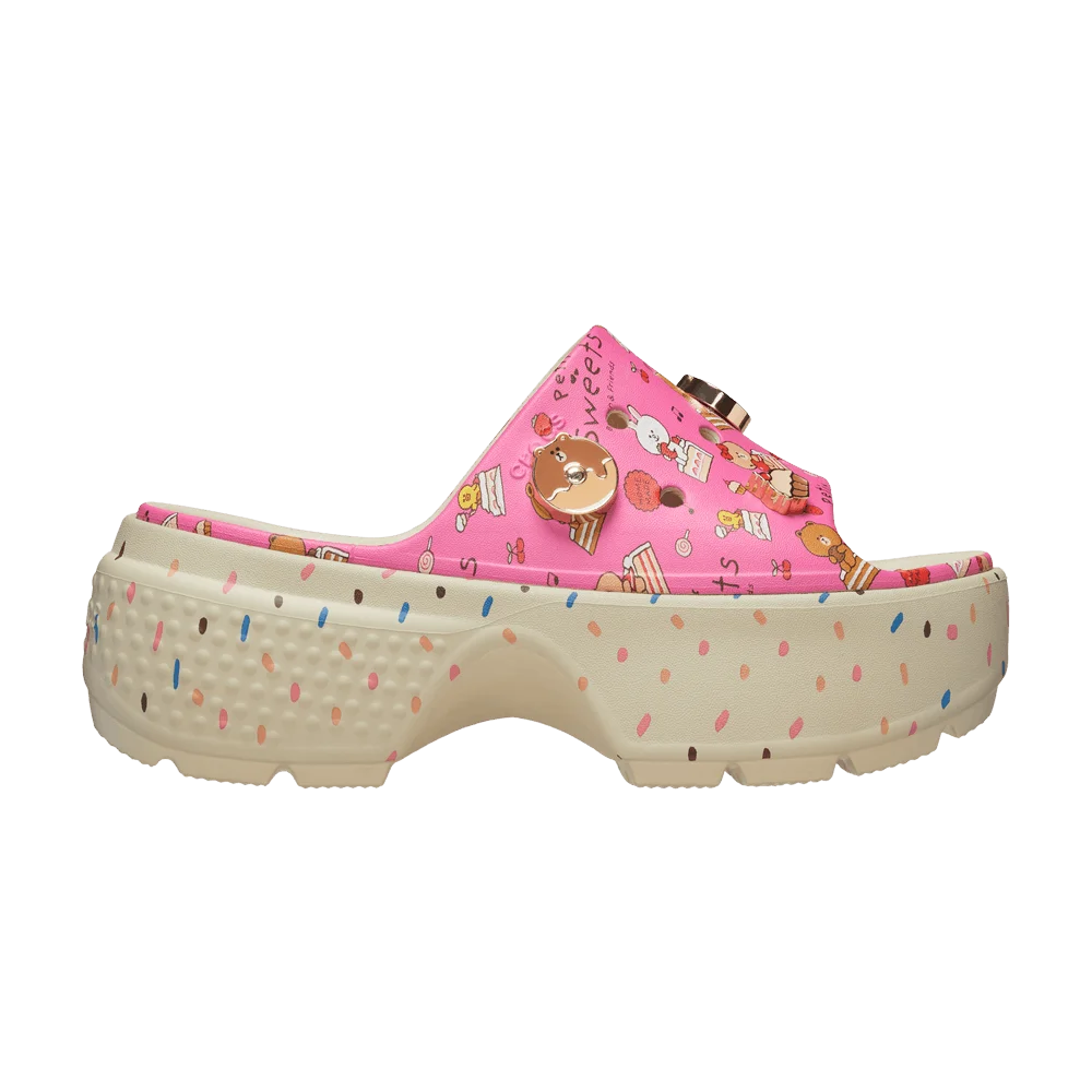 Line Friends x Crocs Stomp Slide 'Petit Sweets'