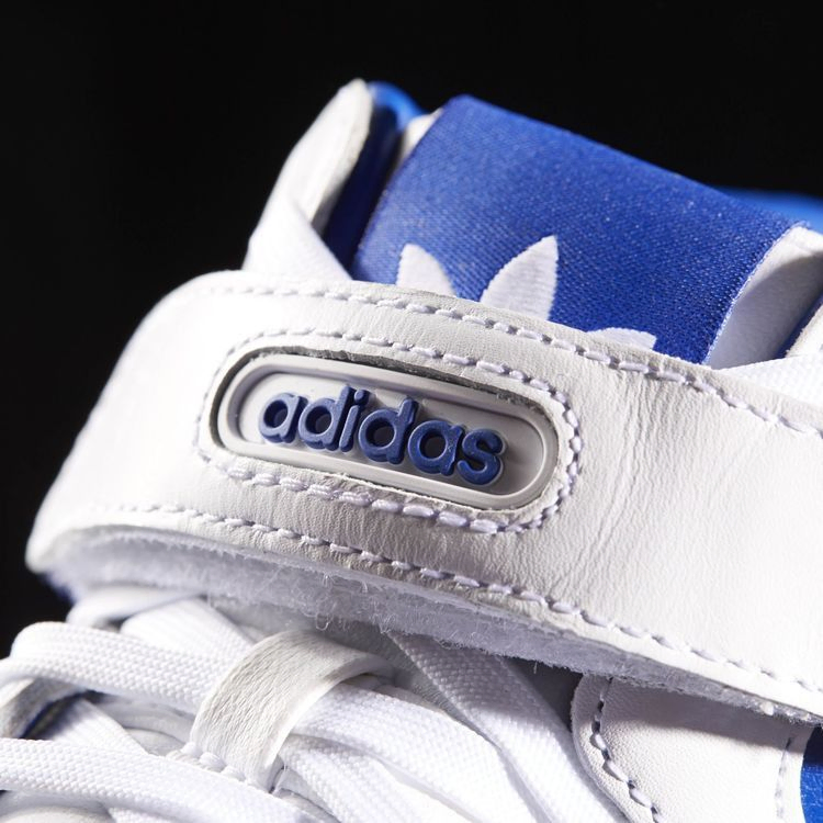 Кроссовки Adidas Forum Mid Refined 'White Navy'