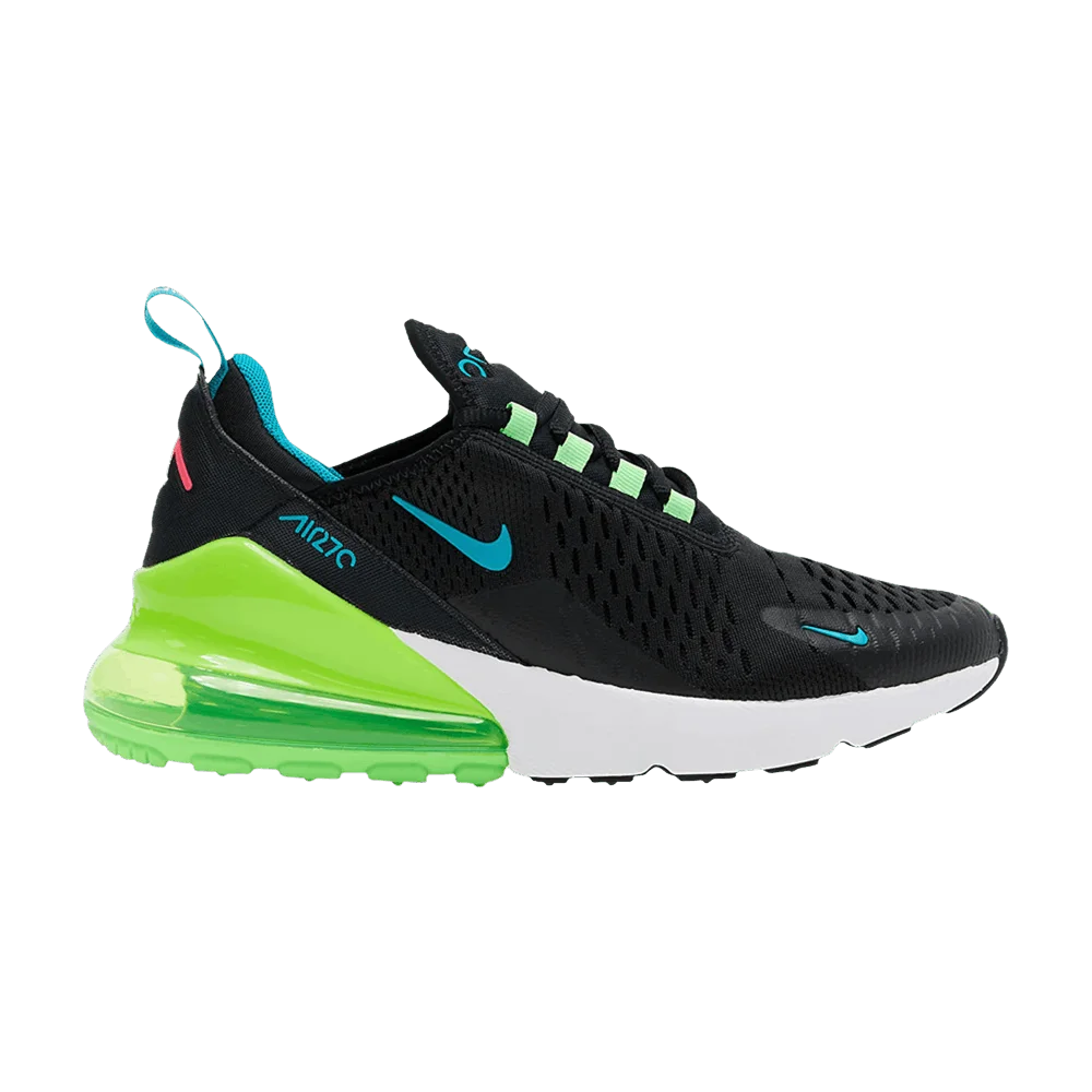 Krossovki-Nike-Air-Max-270-GS-Black-Green-Strike