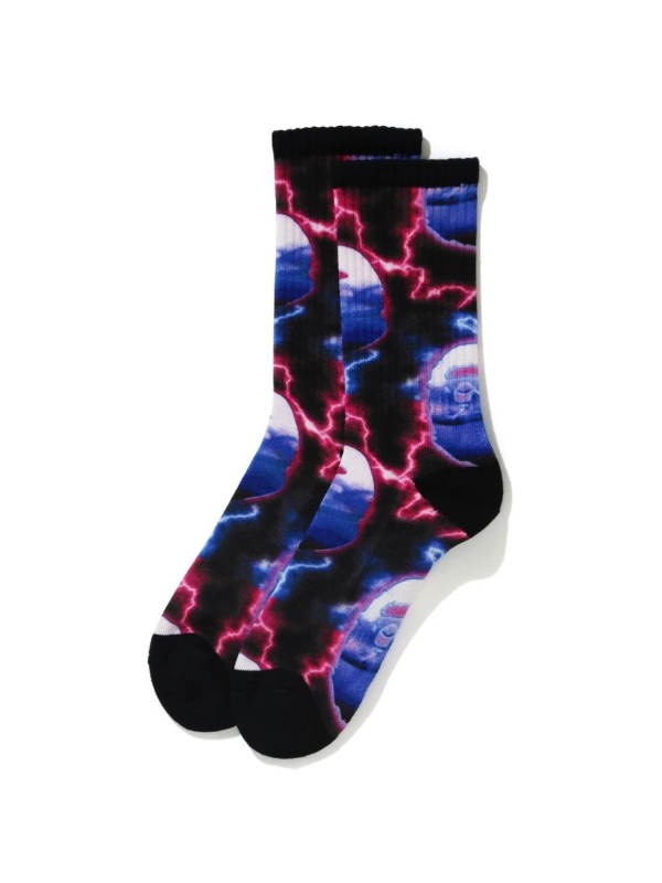 Спортивные носки BAPE Lightning Socks Black