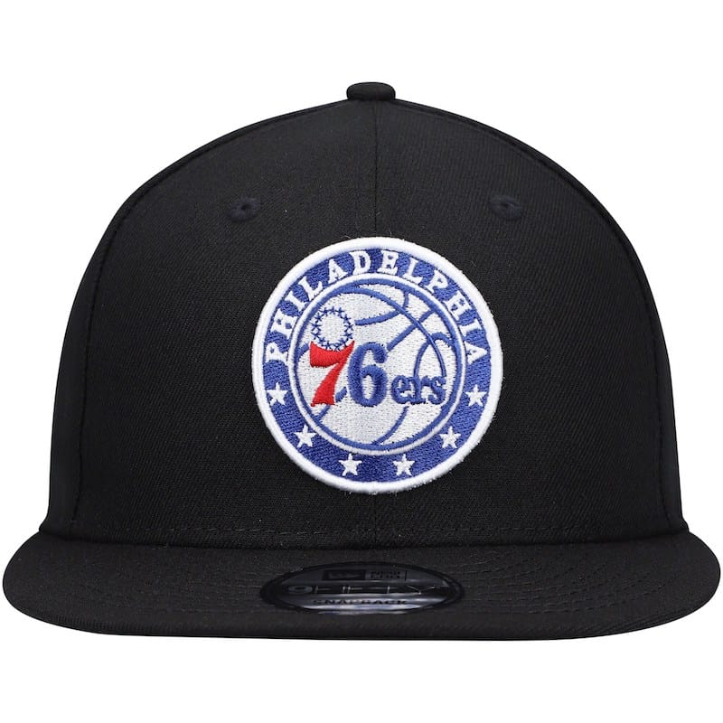 Mens-New-Era-Black-Philadelphia-76ers-Team-Color-Pop-9FIFTY-Snapback-Hat-2