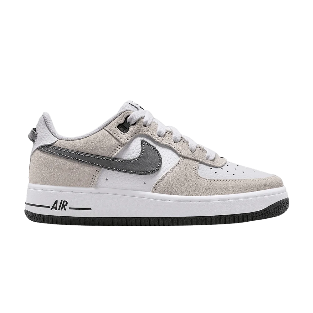 Krossovki-Nike-Air-Force-1-Lv8-GS-White-Black-Cool-Grey