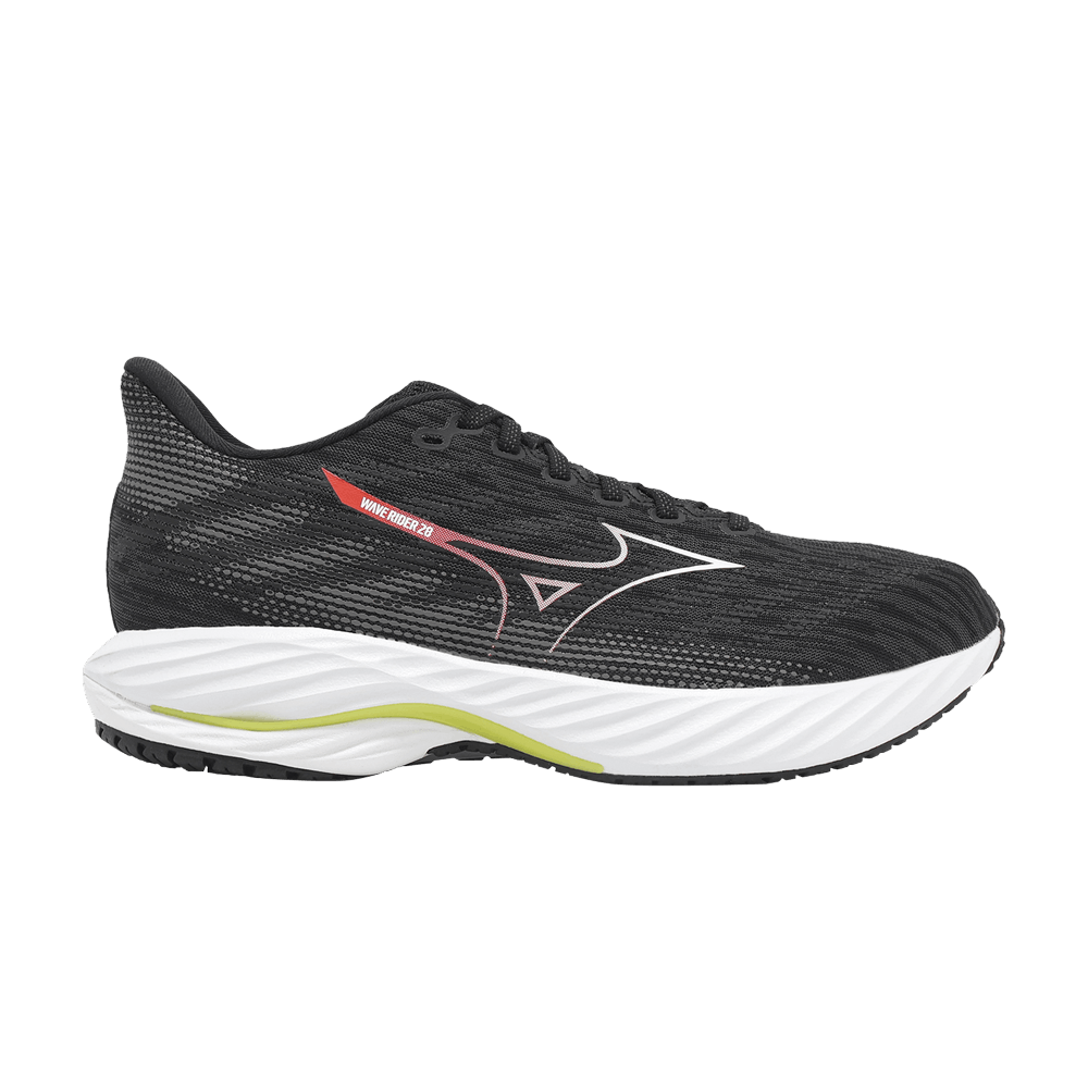 Кроссовки Mizuno Wave Rider 28 Super Wide 'Black Evening Primrose'