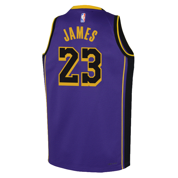 2023-24-Los-Angeles-Lakers-LeBron-James-23-Youth-Swingman-Statement-Purple-Jersey-3