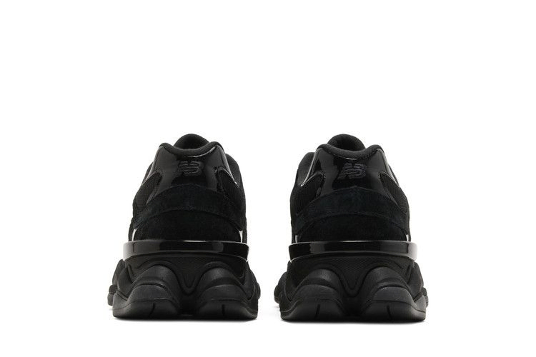 Кроссовки New Balance 9060 'Triple Black Suede Patent'