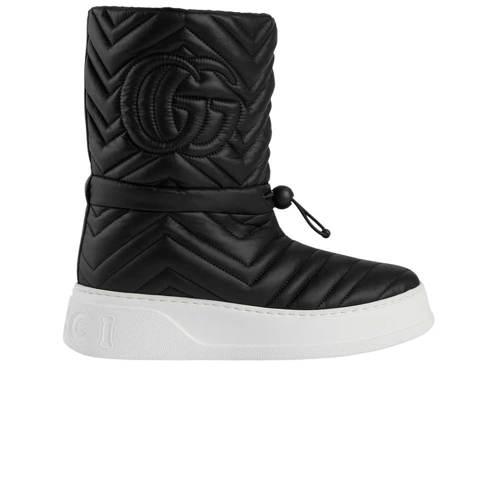 Кроссовки Gucci Wmns GG Quilted Boot 'Black'