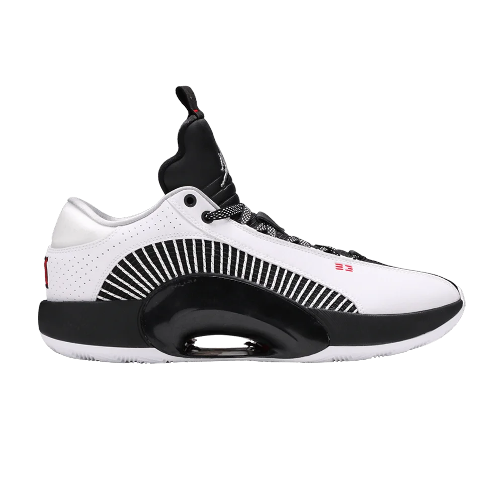 Кроссовки Air Jordan 35 Low PF 'White Black'
