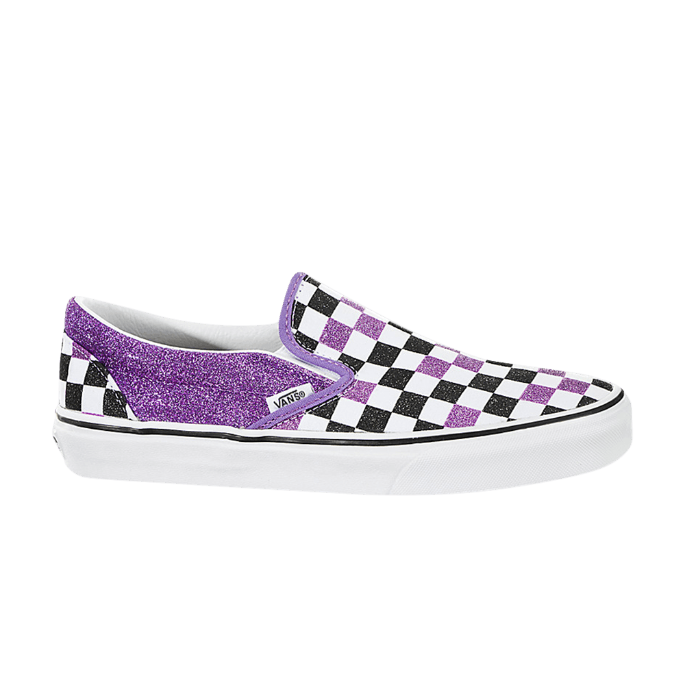 Кроссовки Vans Slip-On 'Glitter Checkerboard Fairy Wren'