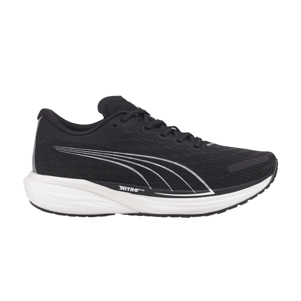 Кроссовки Puma Deviate Nitro 2 Wide 'Black White'