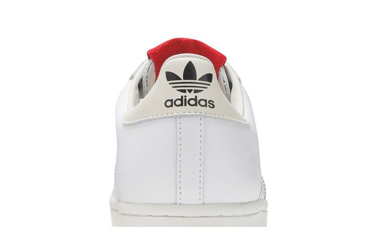 Кроссовки 424 x adidas Superstar Shell Toe 'White Scarlet'