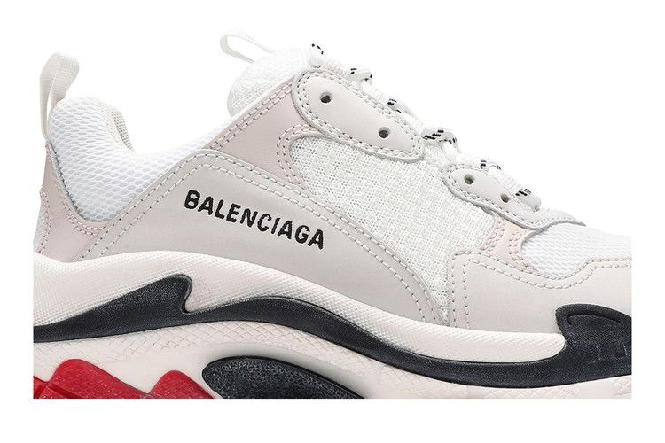 Кроссовки Balenciaga Wmns Triple S Sneaker 'White Black Red' 2019