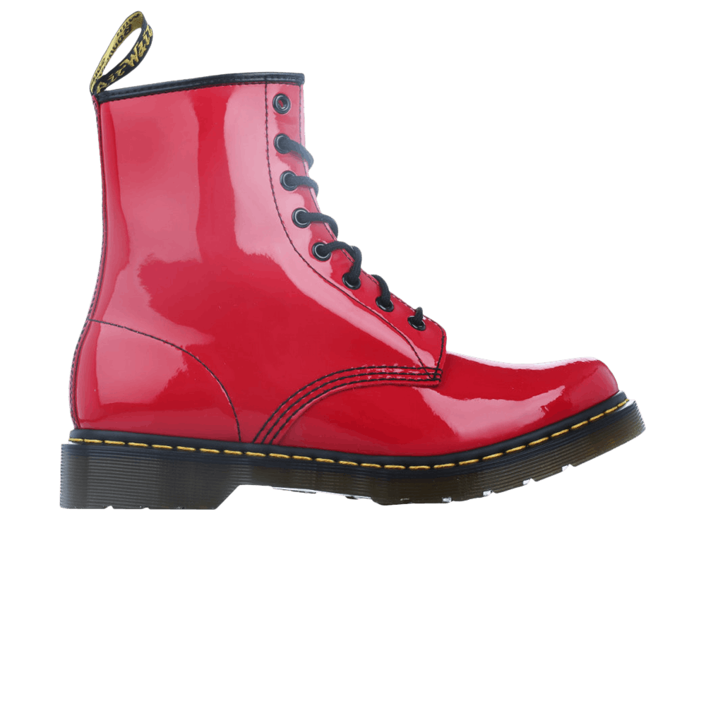 Dr. Martens Wmns 1460 Patent Lamper 'Red'