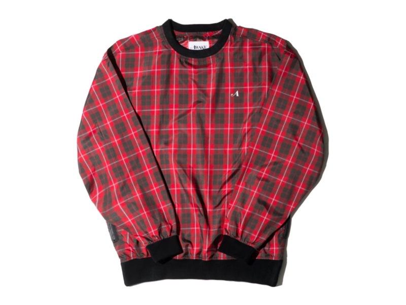 Ветровка Awake Plaid Windbreaker Pullover Jacket Red