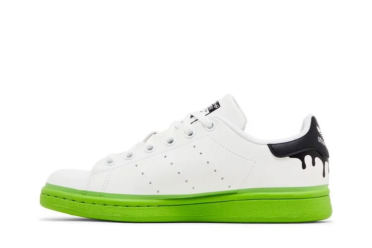 Кроссовки Adidas Stan Smith Big Kid 'Paint Drip - White Solid Green'