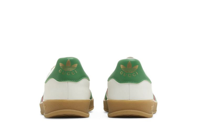 Кроссовки Adidas x Gucci Gazelle 'White Green Red'
