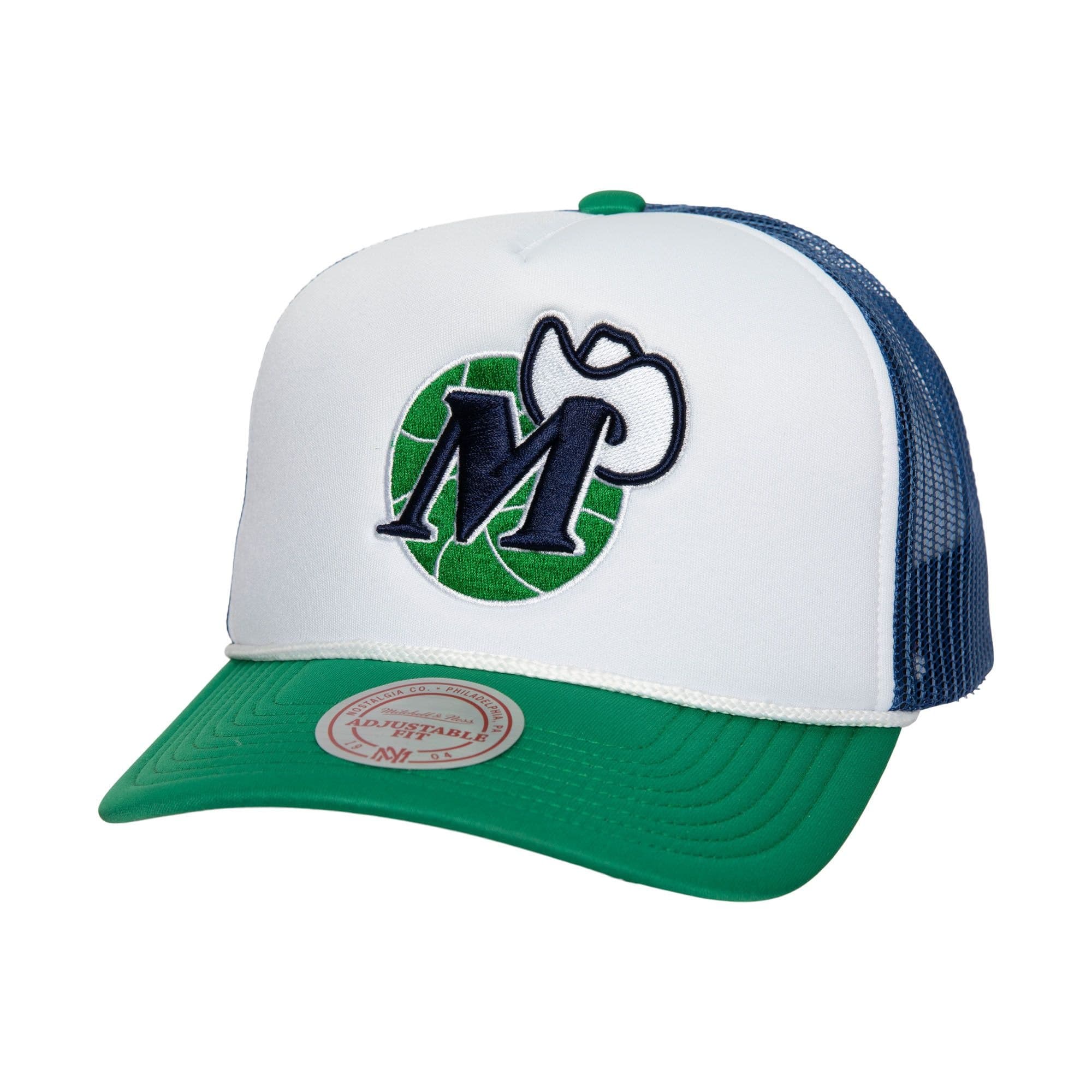 Бейсболка Mitchell & Ness Blocker Trucker HWC Dallas Mavericks Hat