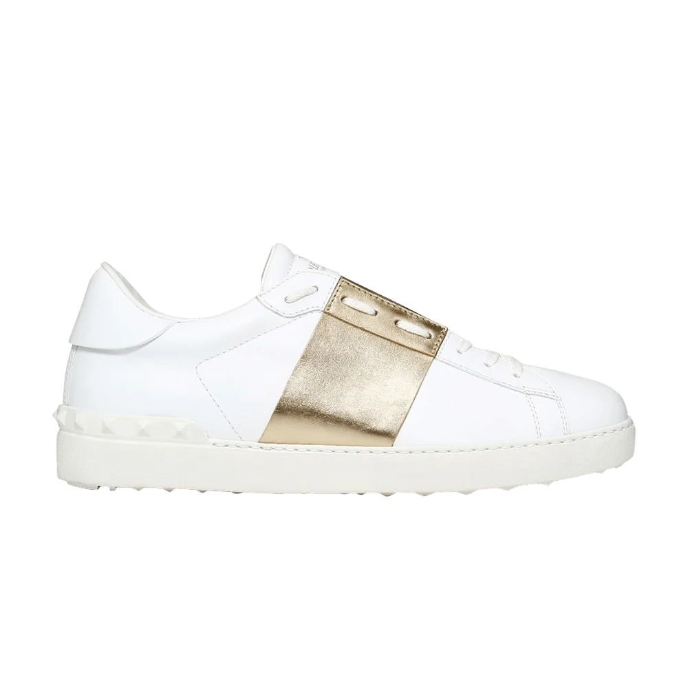 Кроссовки Valentino Open Sneaker 'Platinum Metallic Band'