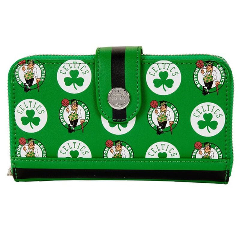 Кошелёк NBA Boston Celtics Logo Zip Around Wallet
