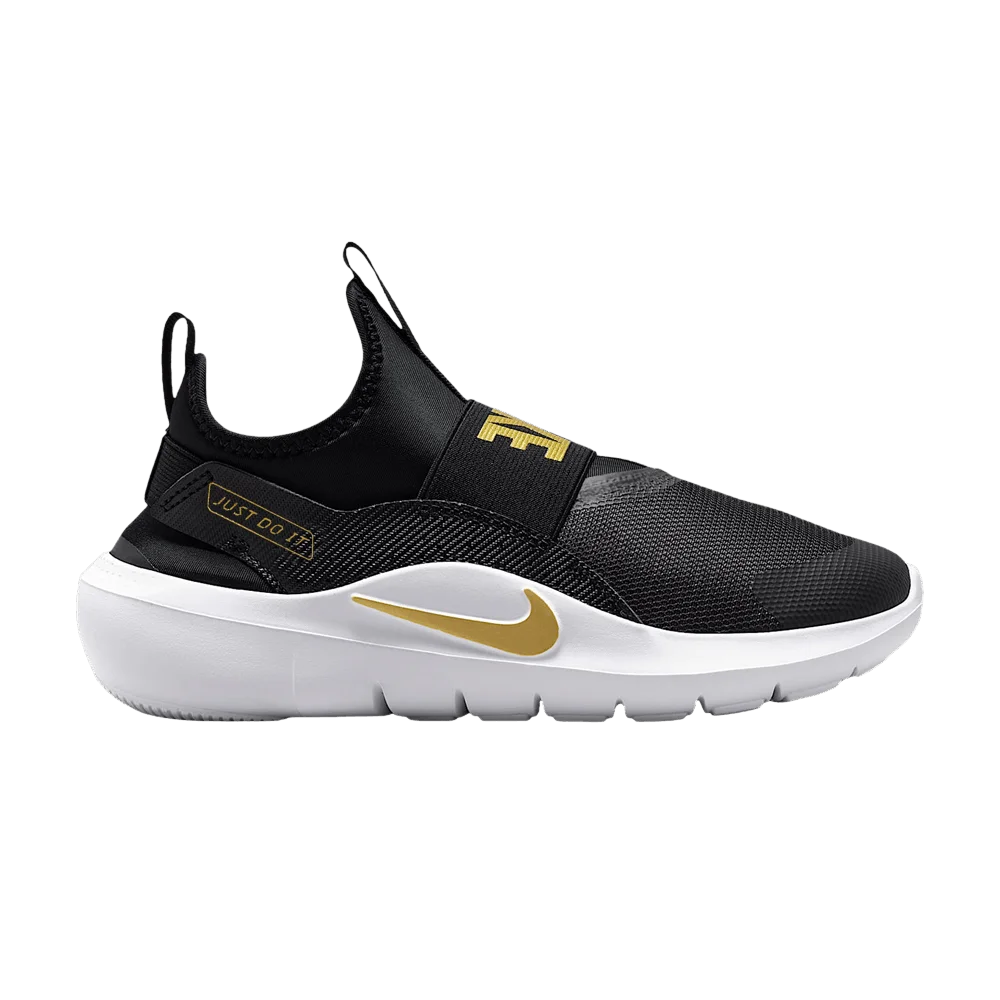 Krossovki-Nike-Flex-Runner-4-GS-Black-White-Blur