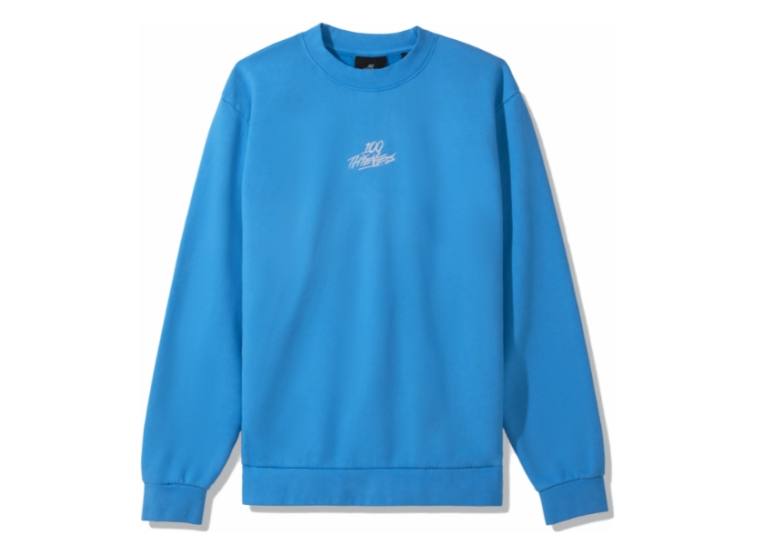 Толстовка 100 Thieves Enter Infinity Crewneck Sky