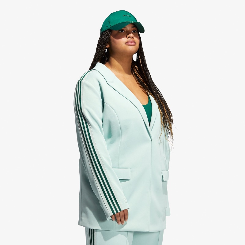 Пиджак adidas Ivy Park 3-Stripes Suit Jacket (Plus Size) Green Tint
