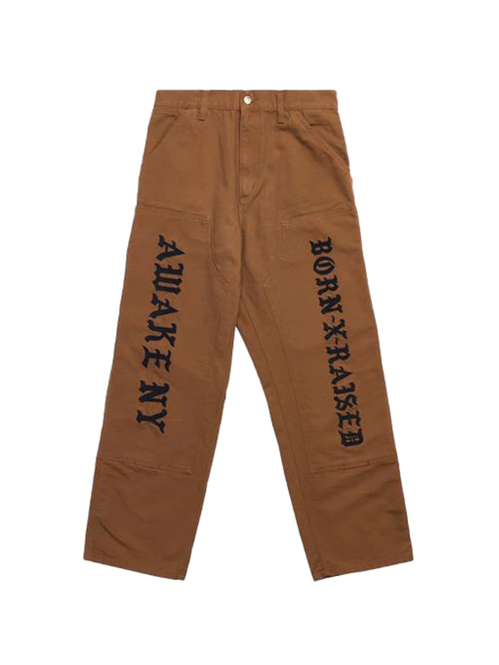 Спортивные штаны Awake x Born X Raised Carhartt WIP Double Knee Pant Brown