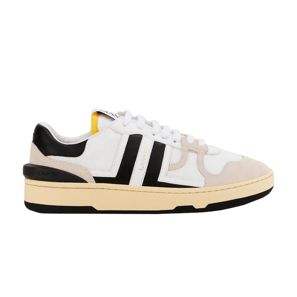 Кроссовки Lanvin Clay Low 'White Black'