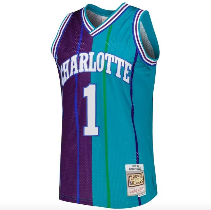 1992-93-Charlotte-Hornets-1-Muggsy-Bogues-Mitchell-Ness-Split-TealPurple-Jersey-2