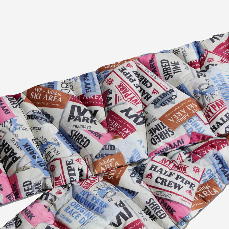 Шарф adidas Ivy Park Ski Tag Allover Print Padded Scarf Multicolor