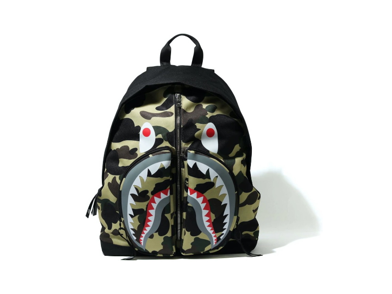 Рюкзак BAPE 1st Camo Shark Day Pack (SS21) Yellow