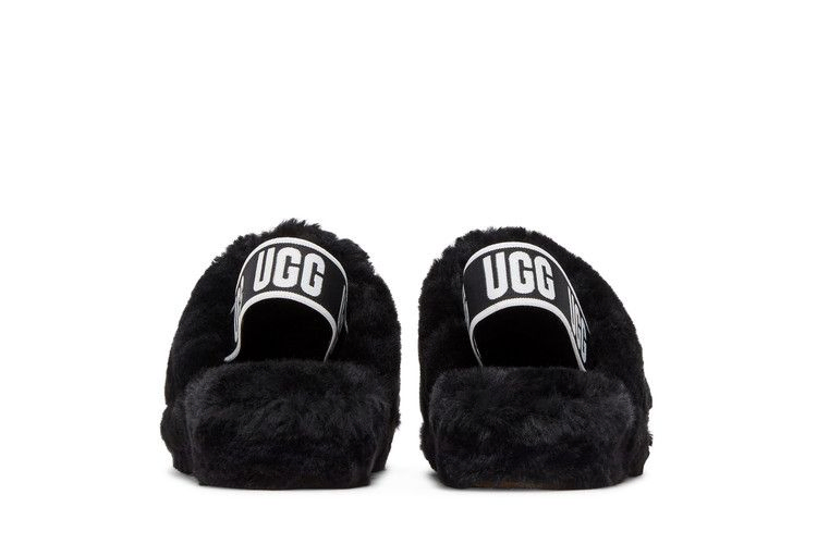 UGG Wmns Fluff Yeah Slide 'Black'