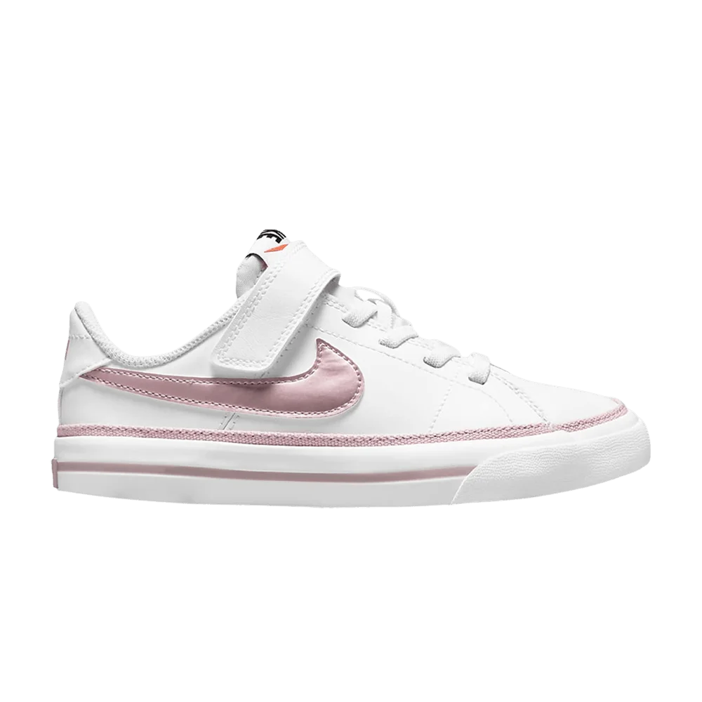 Krossovki-Nike-Court-Legacy-PS-White-Pink-Glaze
