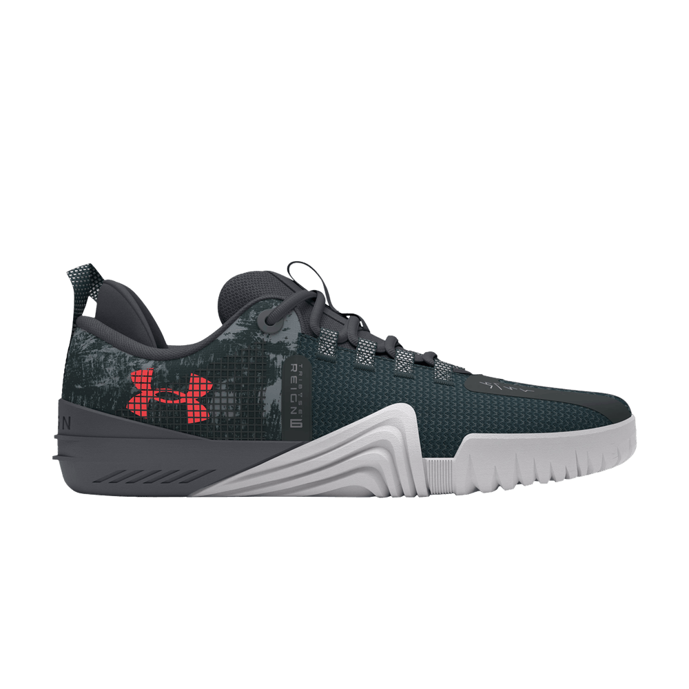 Кроссовки Under Armour TriBase Reign 6 'Grey Void Rush Red Camo'