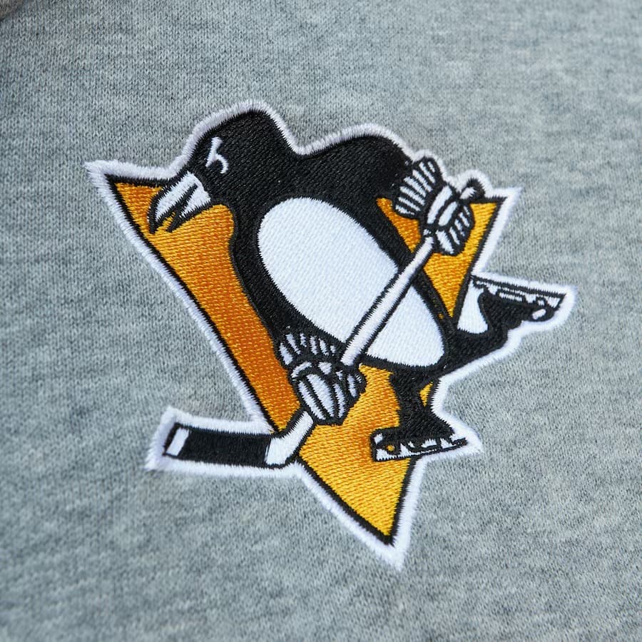 Худи Mitchell & Ness Black Pittsburgh Penguins Head Coach Pullover Hoodie