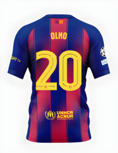 FC-Barcelona-25-26-UCL-or-La-Liga-home-jersey-OLMO-232x300