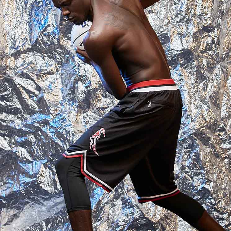Баскетбольные шорты Ehot Chicago Bulls Black Shorts