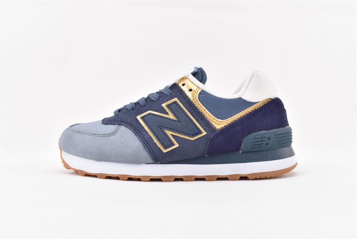 Кроссовки New Balance 574 Metallic Patch Blue W