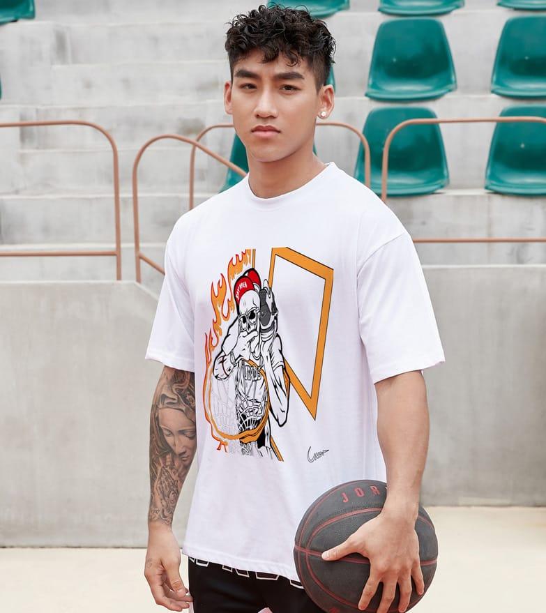 Футболка Ehot Morant Fake Shoes White T-Shirt