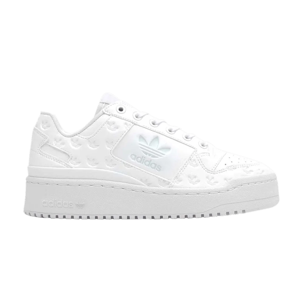 Кроссовки Adidas Forum Bold J 'Allover Debossed Trefoils - White'