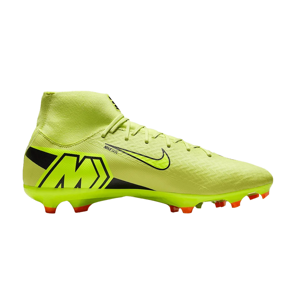 Krossovki-Nike-Mercurial-Superfly-10-Academy-MG-High-Top-Limelight-Hyper-Crimson